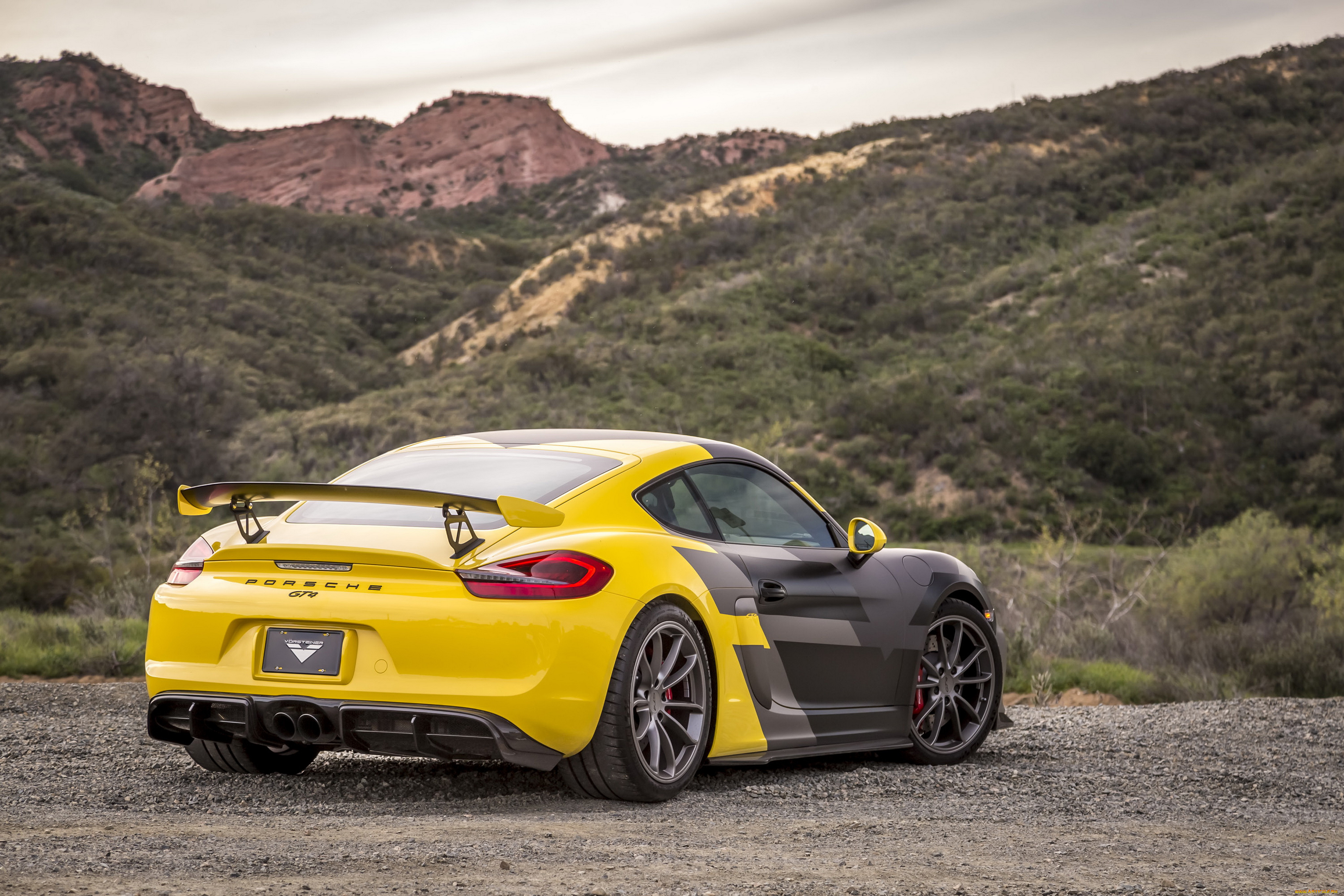 , porsche, gt4, v-cs, cayman, vorsteiner, aero